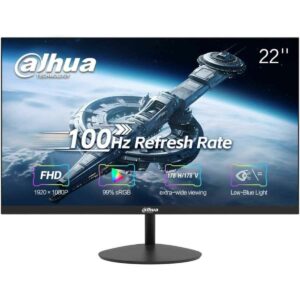 Dahua Lm22 A200y 22” Full Hd 100hz Anti Blue Light Eye Proteive Micro Bezel Design W/ Hdmi & Vga Interface Black